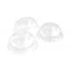 Cafe 90mm Biodegradable Coffee Cup Lids , Clear Plastic Dome Lids