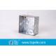 Pre-Galvanized Steel Electrical Boxes And Covers , British Standard BS Box For Switches
