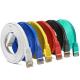 10Gbps RJ45 Cat7 Flat Cable , Shielded Cat 7 Cable For Gigabit Ethernet
