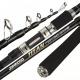 Big Game Telescopic Fishing Pole Super Hard 2.4M 2.7M Collapsible Fishing Rod