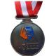 1mm - 5mm Thickness Custom Engraved Medals , Metal Award Medals With Ribbon