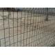 White Color Double Loop Wire Mesh Fence / Lawn Fence Welded Mesh Powder Coated