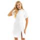 Medical Hospital Uniform Coverall White Nurse Uniform Dress