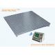 3tons Gray carbon Steel 1.2x1.2m Wireless Floor Scale RS232 With Weight Indicator 220v/50HZ