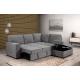 Modern design luxury living room villa hotel grey sofa furniture fabric 2P+Chaise sofa with storage set couch sofa bed