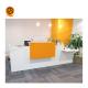 Modified Acrylic Stone Regular Two Person Reception Desk Flame Resistant