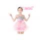 Kids Ballet Dance Costume Party Pink Dress Camisole Sequin Big Bow For Girls