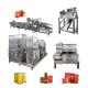 SUS304 Industrial Tomato Sauce Processing Line For Large Tomato Processing Plants