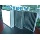 Black Activated Carbon Air Filter Galvanized Mesh Handle For Jointing