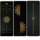 Golden Mandala With Position Line 5mm 68cm Wide PU Rubber Non Slip Yoga Mat For Pilates Fitness