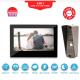 New trending intercom 1080P video door bell 7 inch plastic case door phone with memory