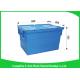Industrial Storage Plastic Attached Lid Containers For Transportation And