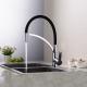 Chrome Lever Handle Kitchen Tap Hot And Cold Flexible Colorful Hose