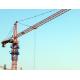 Hydraulic Rental Tower Cranes Used In Building Construction Site High Safety Standard