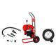 Vertical Electric Drain Cleaning Machine Portable With Wheels