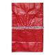 Customized Red PP Woven Bags / 25kg PP Sacks for Packing Plastic Pellets / Food