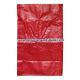Recyclable Red Virgin PP Woven Sacks Bags for Packing Fertilizer , Feed and Sand