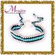 2012 new style blue and black links friendship bracelets jewelry for ornament LS025