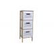 BSCI 86cm High Bedside Storage Cabinet With 3 Drawers