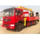 Dongfeng 4x2 Truck Mounted Crane / 5 Ton Mobile Crane High Performance