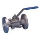 1/4 - 4 Size Floating Type Ball Valve Flanged End 3PC With ISO Mounting Pad