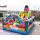 Beautiful Clown Inflatable Bouncy Slide Waterproof With CE / EN14960
