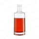 Customized 750ml Flat Empty Cylindrical Bottle for Whiskey Gin Rum in Custom Size