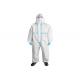 Electronics Disposable Protective Coverall Breathable White Personal Safety