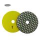 Durable 4 Inch 3 Step Hook And Loop Dry Diamond Polishing Pads For Concrete