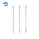 Industrial Cleaning Mini Cotton Buds Strong Adsorption Low Ion Residue