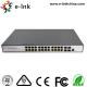 SFP/RJ45 Managed Network Switch 24 Port 10/100/1000 Base-T 2 Port 1000 Base