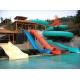 Amusement Water Park Fibreglass Pool Slide Barrel And Sledge FRP Spiral Tube Slide