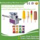 Automatic popsicle packaging machine with feeder , ice lolly wrapping machine {factory }