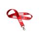Red Heat Transfer Dye Sublimated Lanyards For School Event 920x25mm