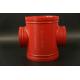 Industrial ANSI Standard 4 Way Pipe Fitting 1/2-14 Female End Type