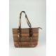 Popular style Cork handbag 30.5x28cm with Eco PVC handle, customized color is available