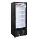 270L Single Door Upright Cooler Fridge 4 Layers Adjustable Wire Shelves 3C