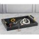 Antique Design Decorative 80mm Leather Display Tray For Hotel