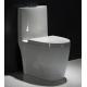 Low Profile One Piece Elongated Toilet Commode Fully Glazed Siphon Jet Flush