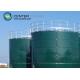 500KN/mm Agricultural Water Storage Tanks Glass fused steel roof