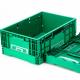 Stackable Plastic Storage Container for Easy Stacking and Nesting in Warehouse
