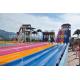 Theme Water Park / Swimming Pool Fiberglass Adult Water Slides 12 m Height