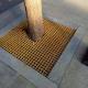 Sidewalks Fiberglass Grating Tree Cover Rectangular And Square Shape Density Tree Grate