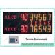 Led High School Scoreboard For Tennis Game With 5 Sets Display Panel and remote control