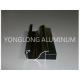 T3 - T8 Aluminium Profiles For Windows And Doors Length Customized