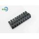 PA66 Plastic Grey Pluggable Terminal Block Connector 7.5mm Pitch 300V 16A 2-18 Poles