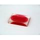 Cute Clear And Red Pottery Soap Dishes