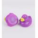PVC Free LED Flashing Bath Ducks TPE Material , Bath Time Toys For Toddlers 