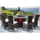 Outdoor rattan furniture round table and chair,outdoor garden dining table and chair