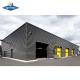 Spacious Large Outdoor Commercial Steel Structure Garage With Rolling Shutter Door